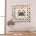 Checkered Crab Wall Tapestry Gallery Image 2