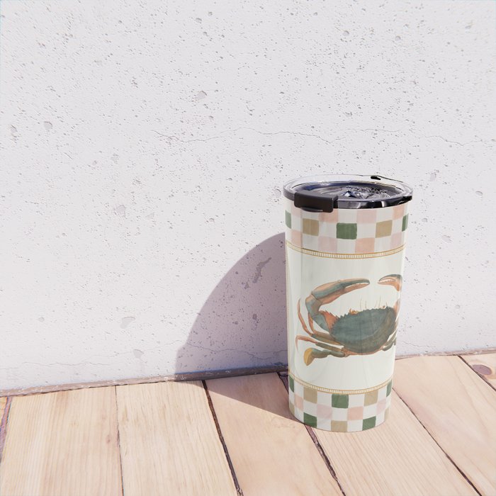 Checkered Crab Travel Mug Gallery Image 4