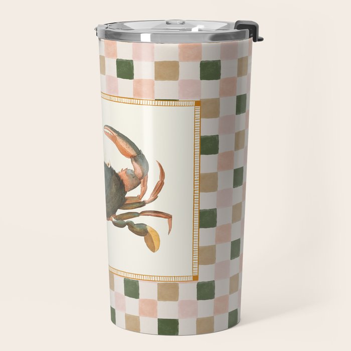 Checkered Crab Travel Mug Gallery Image 2