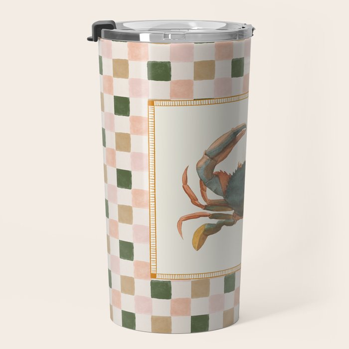 Checkered Crab Travel Mug Gallery Image 3