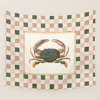 Checkered Crab Wall Tapestry Gallery Image 4
