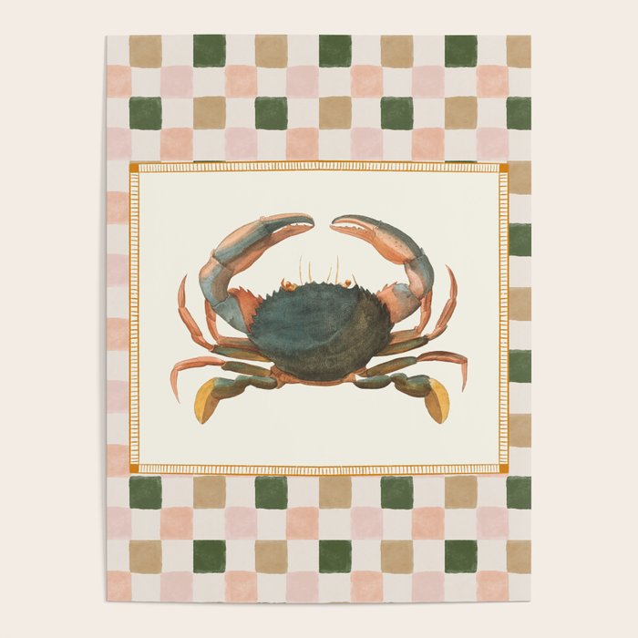 Checkered Crab Poster Gallery Image 4
