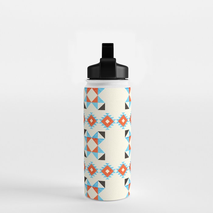 geometry navajo pattern no2 Water Bottle Gallery Image 2