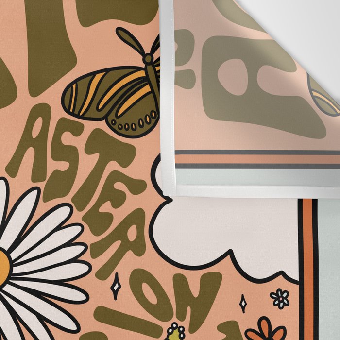 Florida Wildflowers Wall Tapestry Gallery Image 3