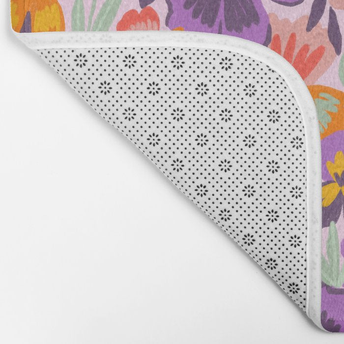 Pansies Bath Mat Gallery Image 2