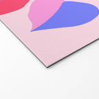 Pretty Monstera Plant in blue and pink Welcome Mat Gallery Image 2