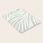 Sage green leaf line art Notebook Gallery Image 2