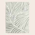 Sage green leaf line art Poster Gallery Image 4