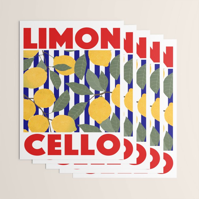 Limoncello Wrapping Paper Gallery Image 3