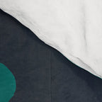 Rabbit and crescent moon Comforter Gallery Image 4