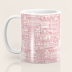 cafe buildings pink Coffee Mug Gallery Image 3