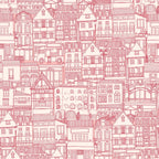 cafe buildings pink Coffee Mug Gallery Image 2