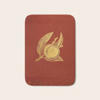 Gilded peach from "Peach Culture" by James Alexander Fulton, 1882 Bath Mat Gallery Image 1