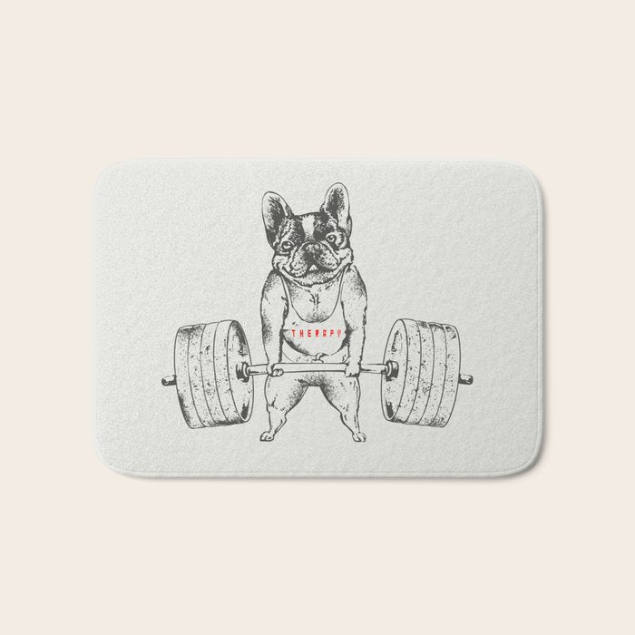 Frenchie Lift Bath Mat Gallery Image 1