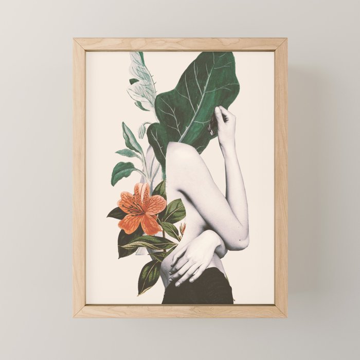 natural beauty-collage 2 Mini Art Print Gallery Image 1