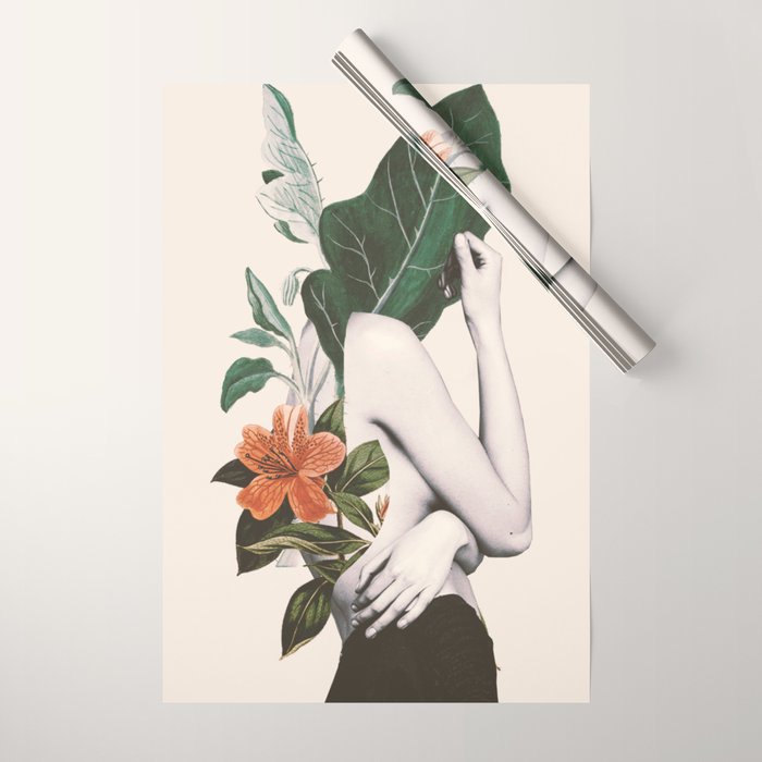 natural beauty-collage 2 Wrapping Paper Gallery Image 1