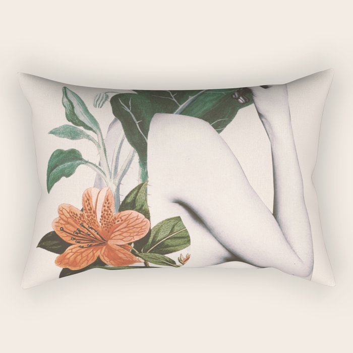 natural beauty-collage 2 Rectangular Pillow Gallery Image 1