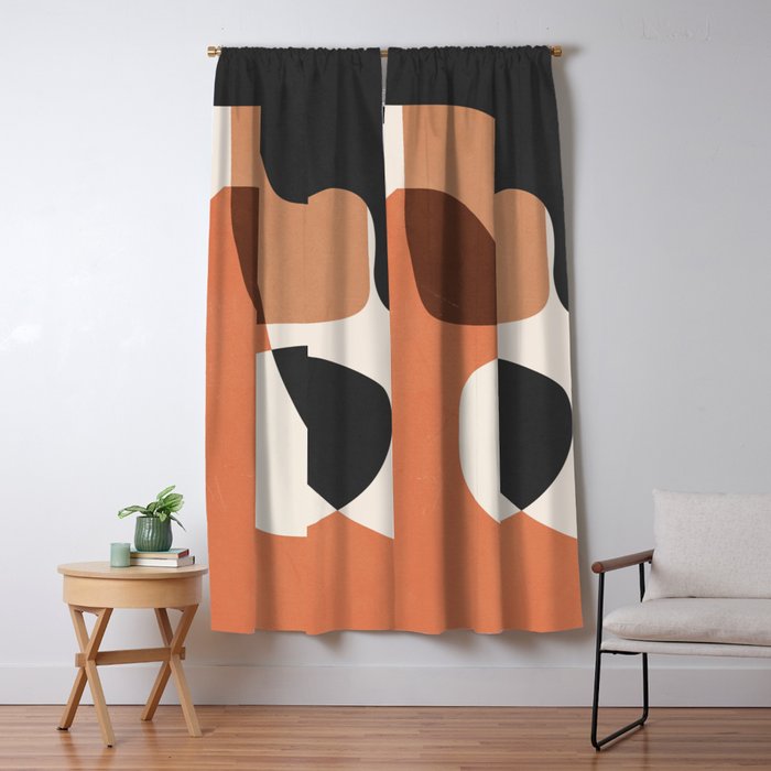 Abstract Shapes 54 Window Curtain Gallery Image 5