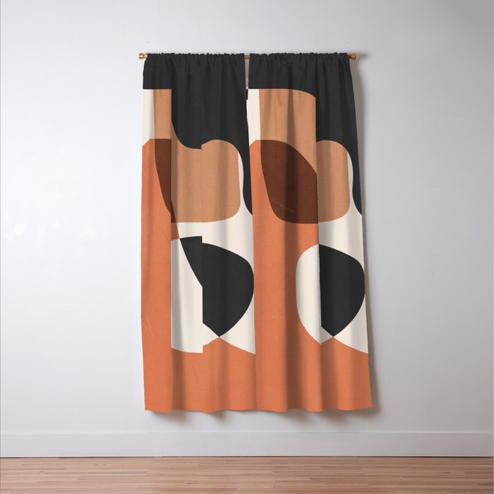 Abstract Shapes 54 Window Curtain Gallery Image 3