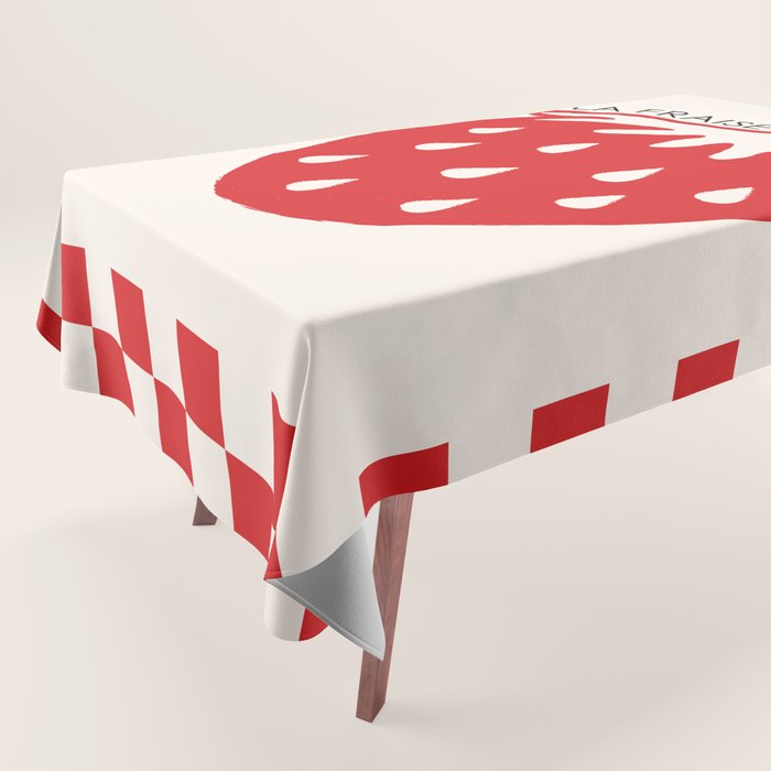 Fruit Series: Strawberry Tablecloth Gallery Image 1