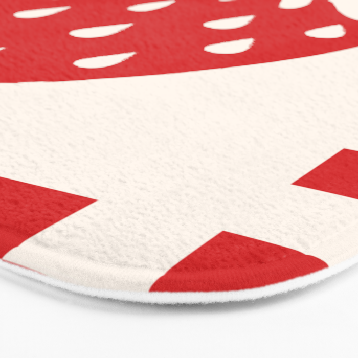 Fruit Series: Strawberry Bath Mat Gallery Image 3