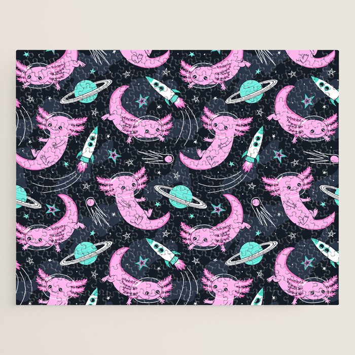 Space Axolotls Jigsaw Puzzle Gallery Image 1