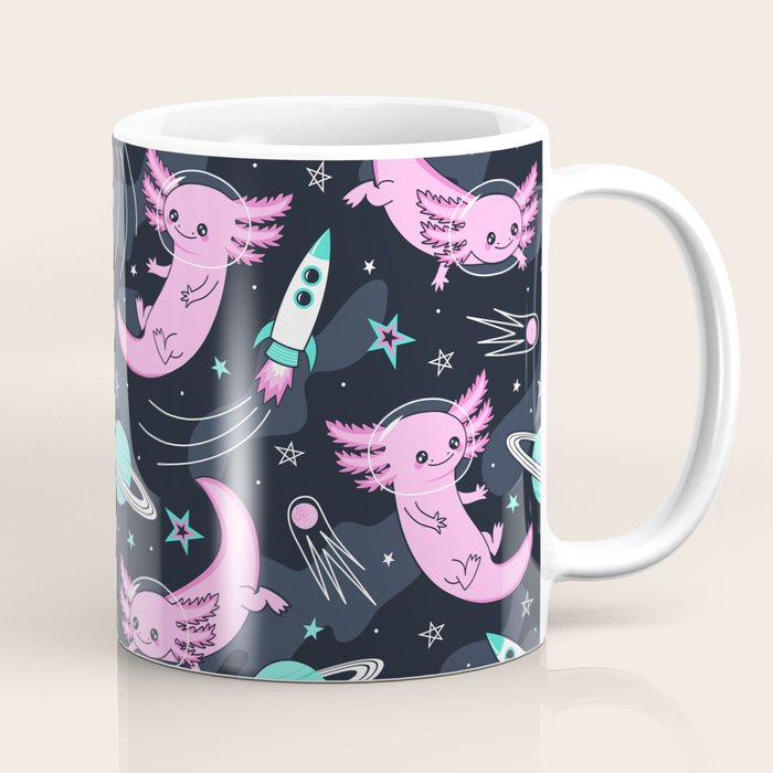 Space Axolotls Coffee Mug Gallery Image 1