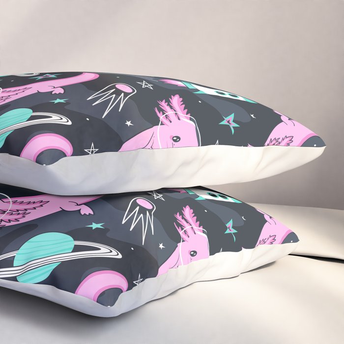 Space Axolotls Pillow Sham Gallery Image 3