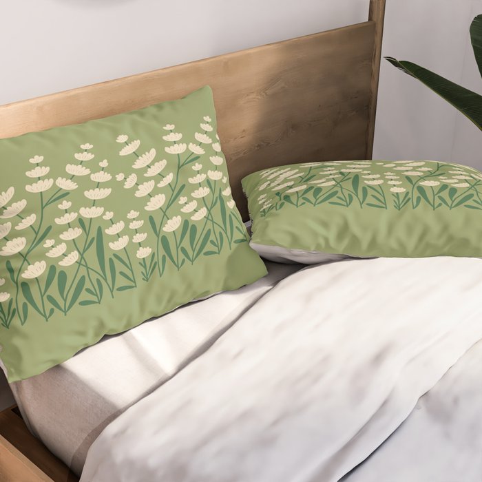 Madrid: Flower Market Summer Color Series 02 Pillow Sham Gallery Image 2