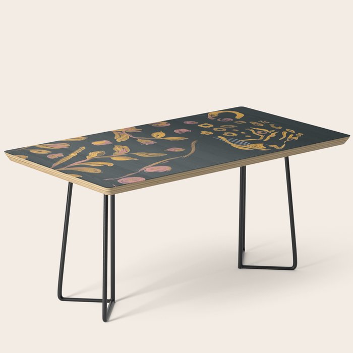 Floral Cheetah Coffee Table Gallery Image 1