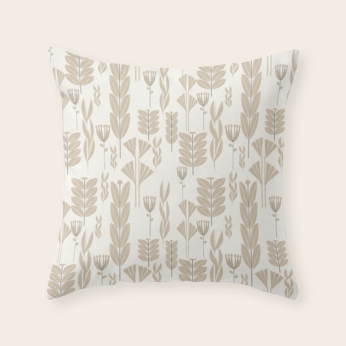 Herbs and Grasses Throw Pillow Gallery Image 6