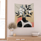 Sienna Blooms Wall Tapestry Gallery Image 2