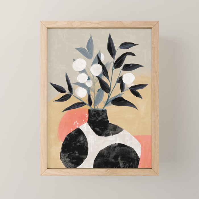 Sienna Blooms Mini Art Print Gallery Image 1