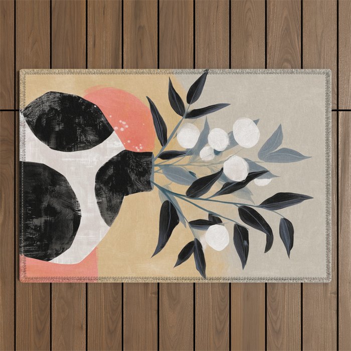 Sienna Blooms Outdoor Rug Gallery Image 1