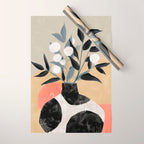 Sienna Blooms Wrapping Paper Gallery Image 1