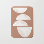 Abstract Terracotta  Bath Mat Gallery Image 1