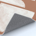 Abstract Terracotta  Rug Gallery Image 4