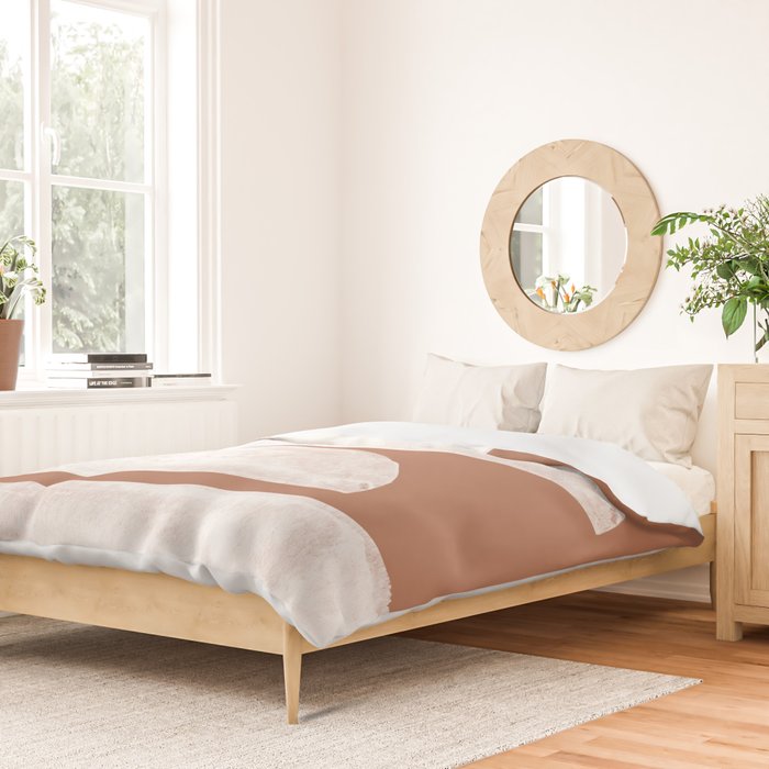Abstract Terracotta  Duvet Cover Gallery Image 2