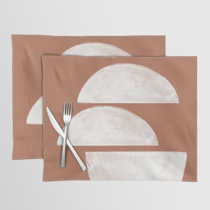 Abstract Terracotta  Placemat Gallery Image 1