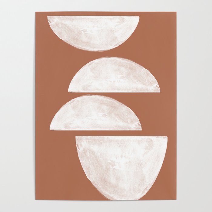 Abstract Terracotta  Poster Gallery Image 4