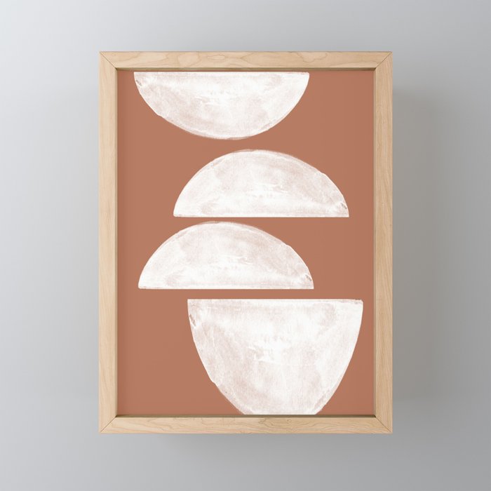 Abstract Terracotta  Mini Art Print Gallery Image 1