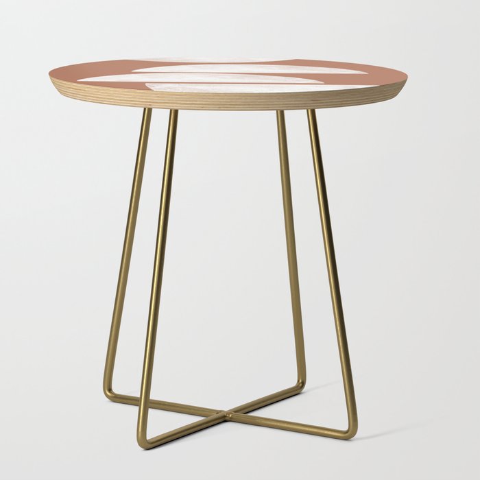 Abstract Terracotta  Side Table Gallery Image 1