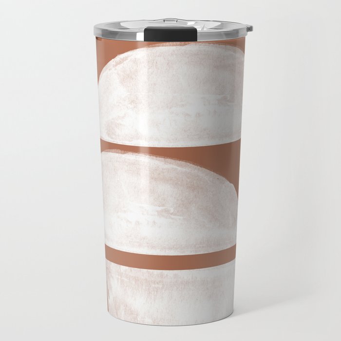 Abstract Terracotta  Travel Mug Gallery Image 1