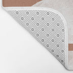 Abstract Terracotta  Bath Mat Gallery Image 2