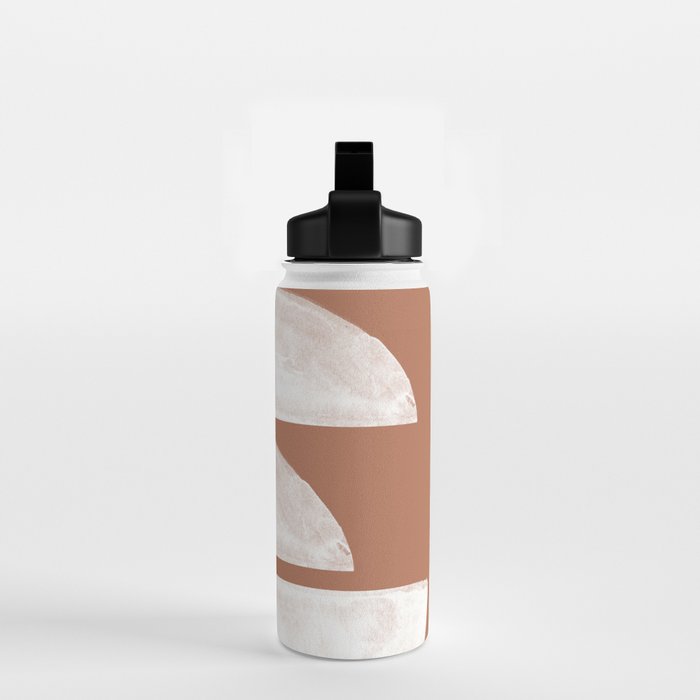 Abstract Terracotta  Water Bottle Gallery Image 2