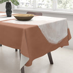 Abstract Terracotta  Tablecloth Gallery Image 3
