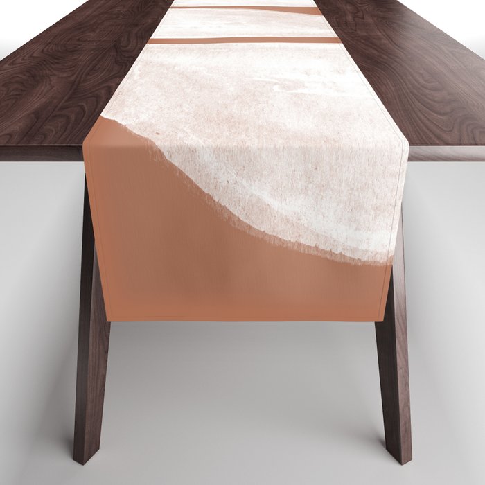 Abstract Terracotta  Table Runner Gallery Image 1