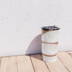 Abstract Terracotta  Travel Mug Gallery Image 4