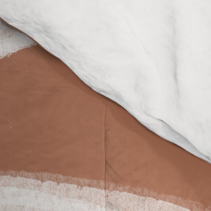Abstract Terracotta  Comforter Gallery Image 4