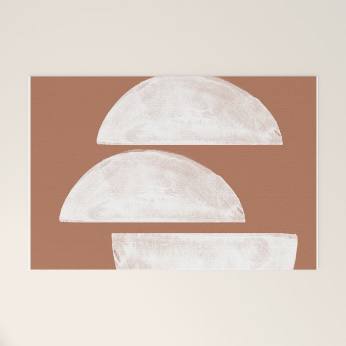 Abstract Terracotta  Welcome Mat Gallery Image 1